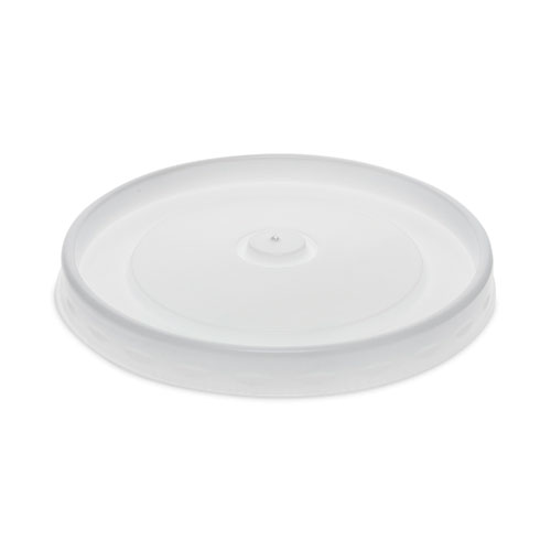 Picture of Paper Soup Cup Lid, For 32 oz Soup Cups, 3.13" Diameter x 0.69"h, White, Plastic, 500/Carton