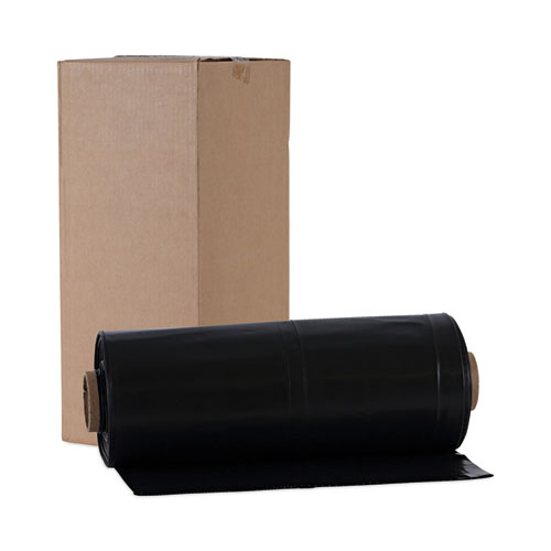 Picture of Industrial Drum Liners Rolls, 60 gal, 2.7 mil, 38" x 63", Black, 50/Carton