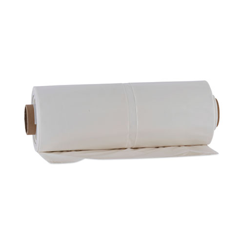 Picture of Industrial Drum Liners Rolls, 60 gal, 2.7 mil, 38 x 63, Clear, 1 Roll of 50 Bags
