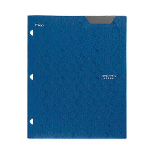 Picture of Two-Pocket Stay-Put Plastic Folder, 11 x 8.5, Assorted, 4/Pack