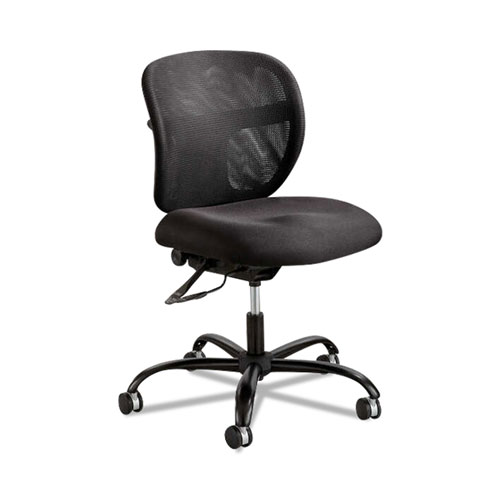 Picture of Vue Intensive-Use Mesh Task Chair, Supports Up to 500 lb, 18.5" to 21" Seat Height, Black Vinyl Seat/Back, Black Base