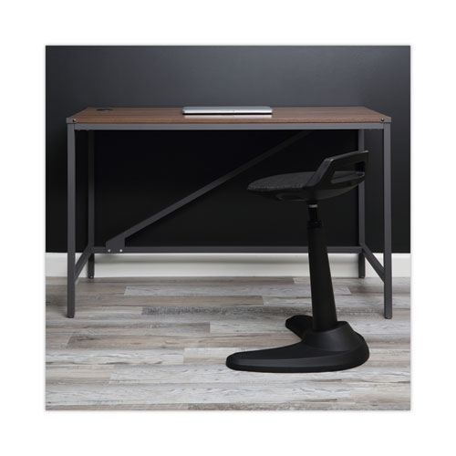 Picture of Industrial Series Table Desk, 47.25" x 23.63" x 29.5", Modern Walnut