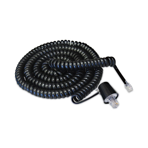 Picture of Twisstop Detangler with Coiled, 25-Foot Phone Cord, Black