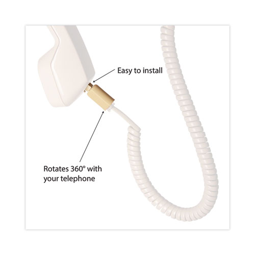 Picture of Rotating 360 Telephone Cord Detangler, Almond