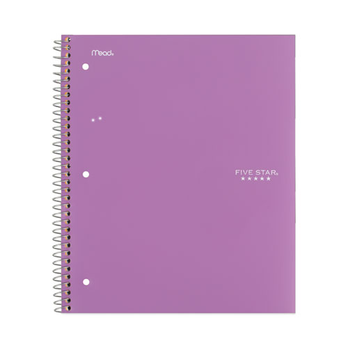 Picture of Wirebound Notebook, 1-Subject, Wide/Legal Rule, Assorted Cover Colors, (100) 10.5 x 8 Sheets, 6/Pack