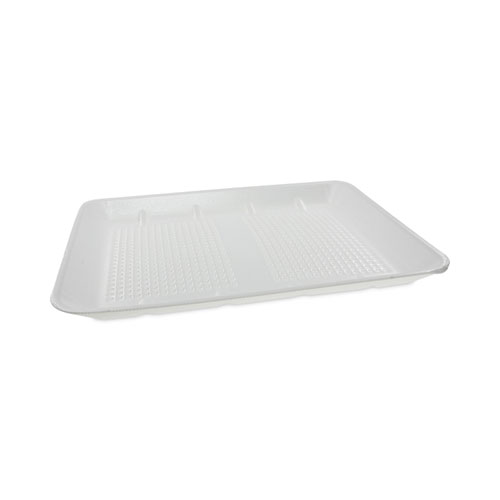 Picture of Supermarket Tray, #1014 Family Pack Tray, 13.88 x 9.88 x 1, White, Foam, 100/Carton