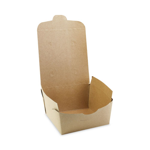 Picture of EarthChoice OneBox Paper Box, 37 oz, 4.5 x 4.5 x 2.5, Kraft, 312/Carton