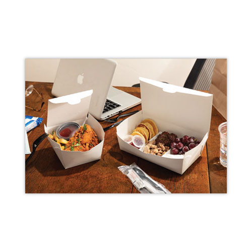 Picture of EarthChoice OneBox Paper Box, 37 oz, 4.5 x 4.5 x 2.5, White, 312/Carton