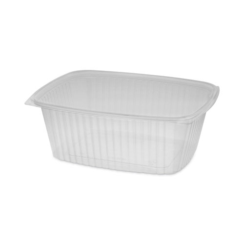 Picture of Showcase Deli Container, Base Only, 1-Compartment, 64 oz, 9 x 7.4 x 4, Clear, Plastic, 220/Carton