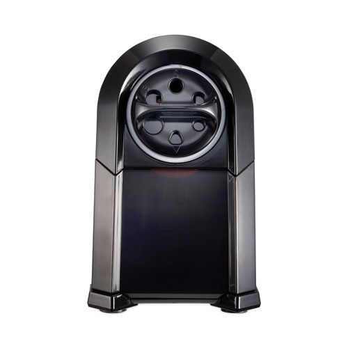 Picture of Super Pro Glow Commercial Electric Pencil Sharpener, AC-Powered, 6.13 x 10.63 x 9, Black/Silver