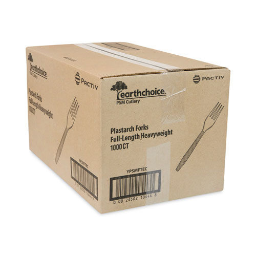 Picture of EarthChoice PSM Cutlery, Heavyweight, Fork, 6.88", Tan, 1,000/Carton