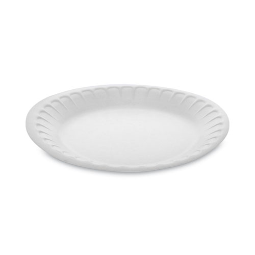 Picture of Placesetter Satin Non-Laminated Foam Dinnerware, Plate, 7" dia, White, 900/Carton
