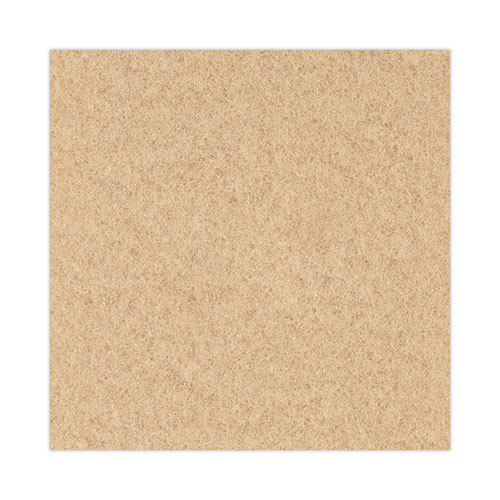 Picture of Burnishing Floor Pads, 20" Diameter, Tan, 5/Carton