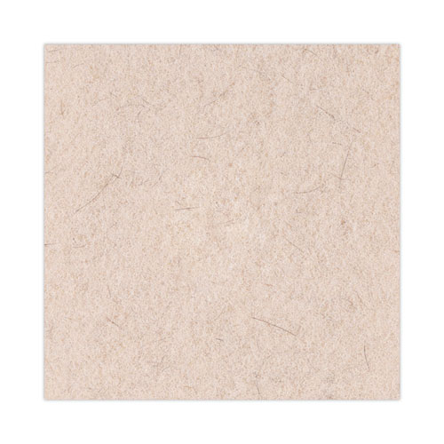 Picture of Natural Hog Hair Burnishing Floor Pads, 20" Diameter, Tan, 5/Carton