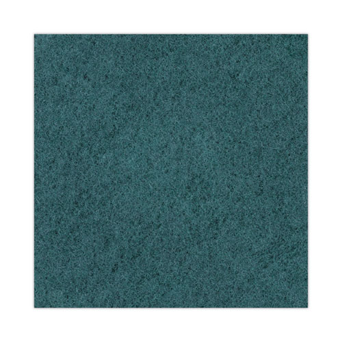 Picture of Heavy-Duty Scrubbing Floor Pads, 20" Diameter, Green, 5/Carton