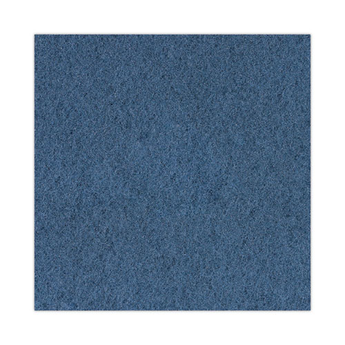 Picture of Scrubbing Floor Pads, 20" Diameter, Blue, 5/Carton