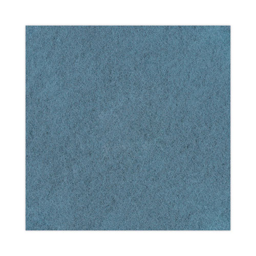 Picture of Burnishing Floor Pads, 20" Diameter, Aqua, 5/Carton