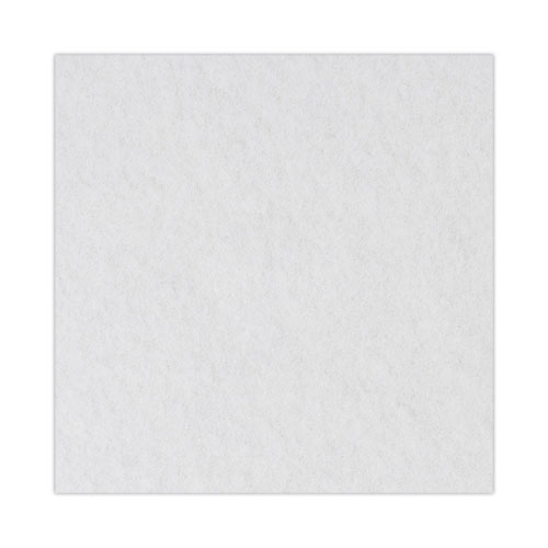Picture of Polishing Floor Pads, 19" Diameter, White, 5/Carton