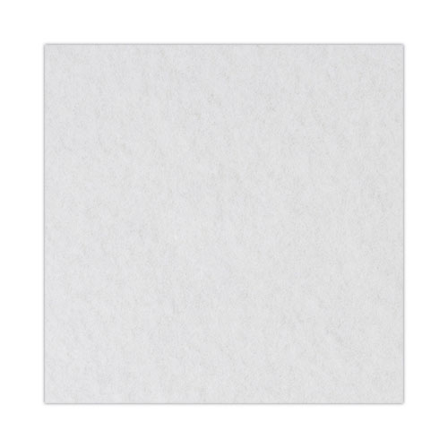 Picture of Polishing Floor Pads, 18" Diameter, White, 5/Carton