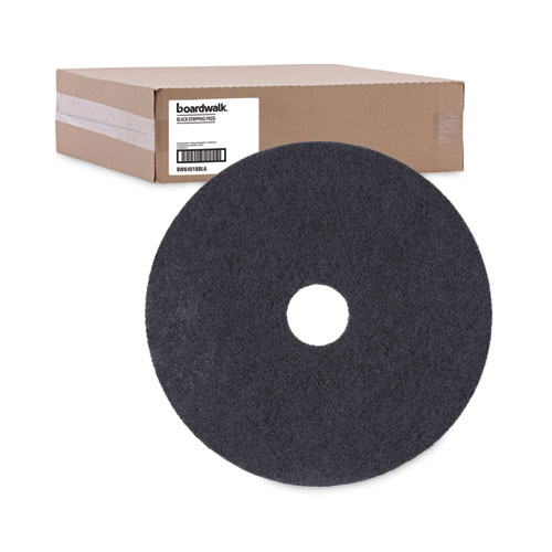 Picture of Stripping Floor Pads, 18" Diameter, Black, 5/Carton