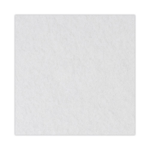 Picture of Polishing Floor Pads, 17" Diameter, White, 5/Carton