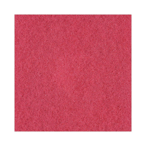 Picture of Buffing Floor Pads, 16" Diameter, Red, 5/Carton