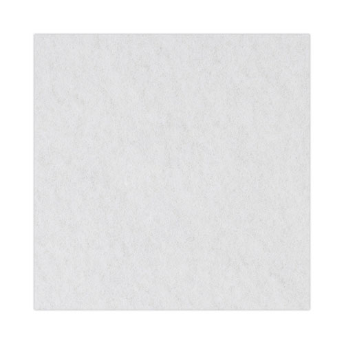 Picture of Polishing Floor Pads, 15" Diameter, White, 5/Carton