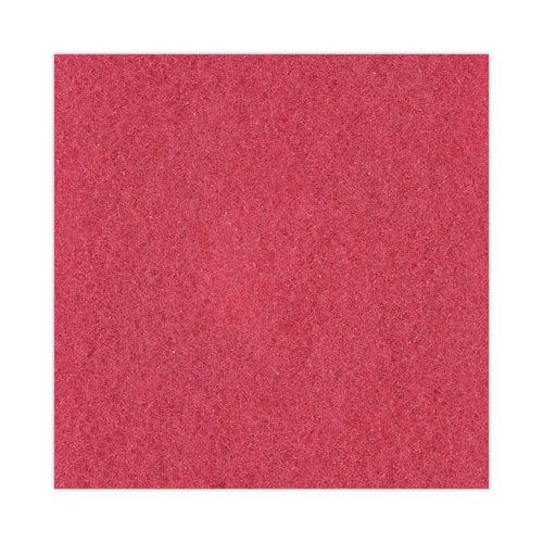 Picture of Buffing Floor Pads, 15" Diameter, Red, 5/Carton