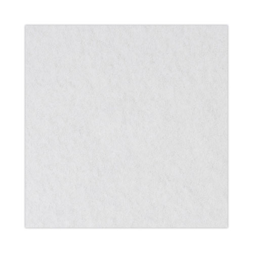 Picture of Polishing Floor Pads, 13" Diameter, White, 5/Carton