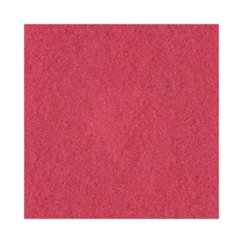 Picture of Buffing Floor Pads, 13" Diameter, Red, 5/Carton