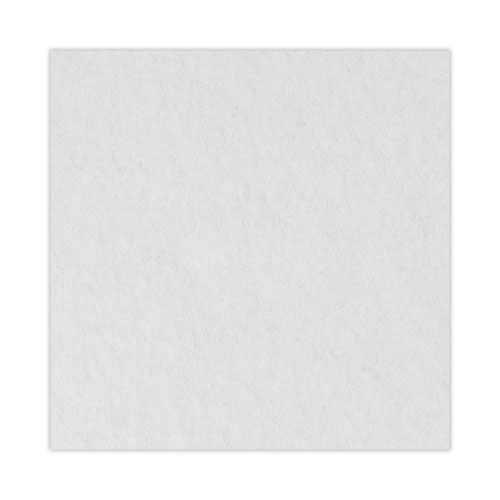 Picture of Polishing Floor Pads, 12" Diameter, White, 5/Carton