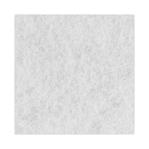 Picture of Light Duty Scouring Pad, 4.63 x 10, White, 20/Carton