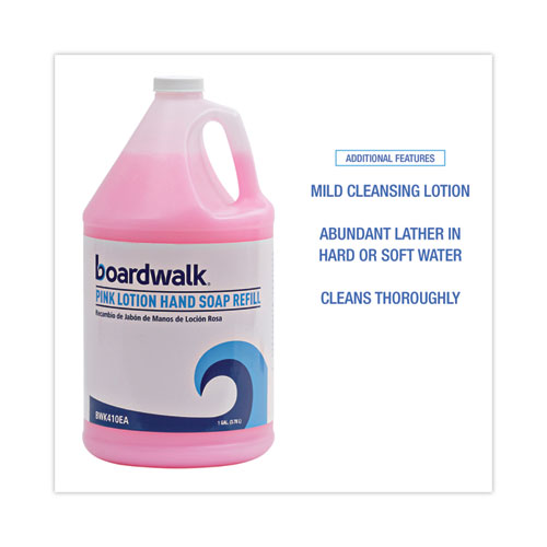 Picture of Mild Cleansing Pink Lotion Hand Soap Refill, Cherry Scent, 1 gal Bottle, 4/Carton