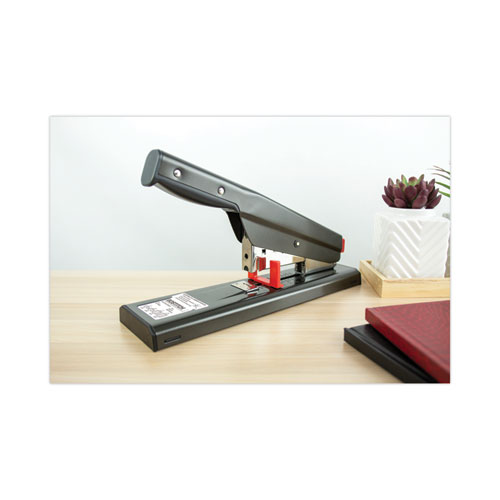 Picture of Antimicrobial 130-Sheet Heavy-Duty Stapler, 130-Sheet Capacity, Black