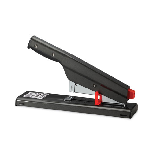 Picture of Antimicrobial 130-Sheet Heavy-Duty Stapler, 130-Sheet Capacity, Black