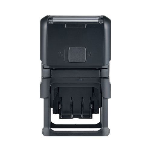 Picture of Printy Economy Date Stamp, Self-Inking, 1.63" x 1", Blue/Red