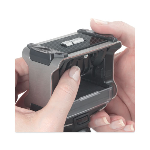 Picture of Professional Date Stamp, Self-Inking, 1.63" x 0.38", Black