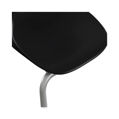 Picture of SmartLink Four-Leg Chair, 19.5" x 19.63" x 31", Onyx Seat, Onyx Base, 4/Carton