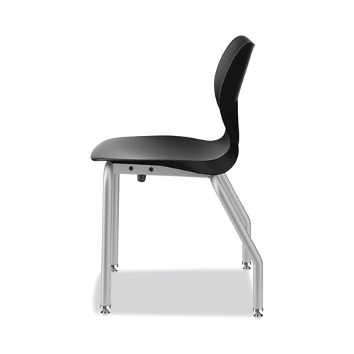 Picture of SmartLink Four-Leg Chair, 19.5" x 19.63" x 31", Onyx Seat, Onyx Base, 4/Carton