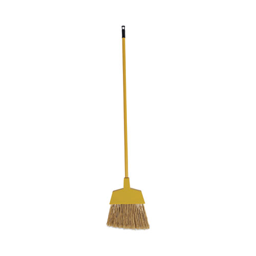 Picture of Poly Bristle Angler Broom, 53" Handle, Yellow, 12/Carton