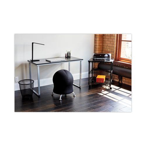 Picture of Steel Desk, 47.25" x 24" x 28.75", Black/Silver