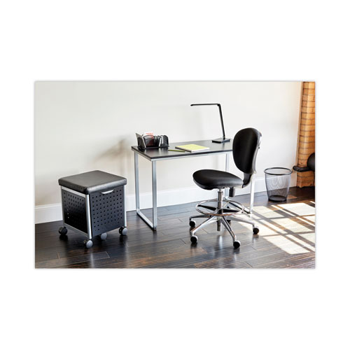 Picture of Steel Desk, 47.25" x 24" x 28.75", Black/Silver