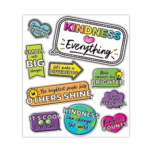 Picture of Kind Vibes Mini Bulletin Board Set, Motivation/Inspiration, 14 Pieces