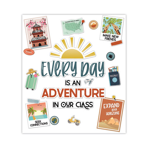 Picture of Motivational Bulletin Board Set, Everyday Is an Adventure, 42 Pieces