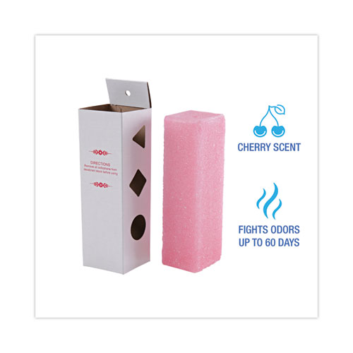 Picture of Deodorizing Para Wall Blocks, 24 oz, Pink, Cherry, 6/Box