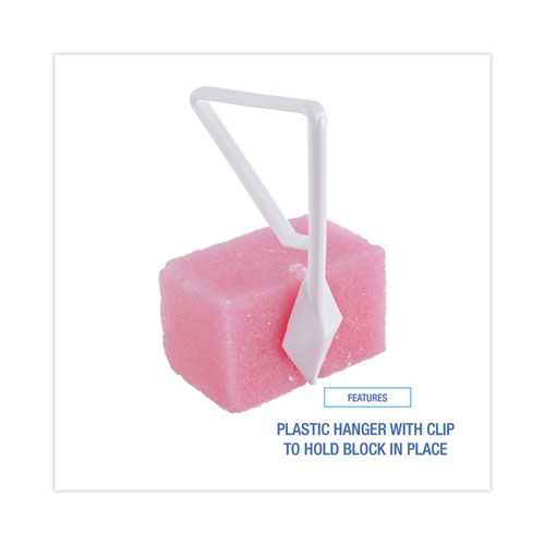 Picture of Para Toilet Bowl Deodorizer Block, Cherry Scent, 4 oz, Pink, 144/Carton