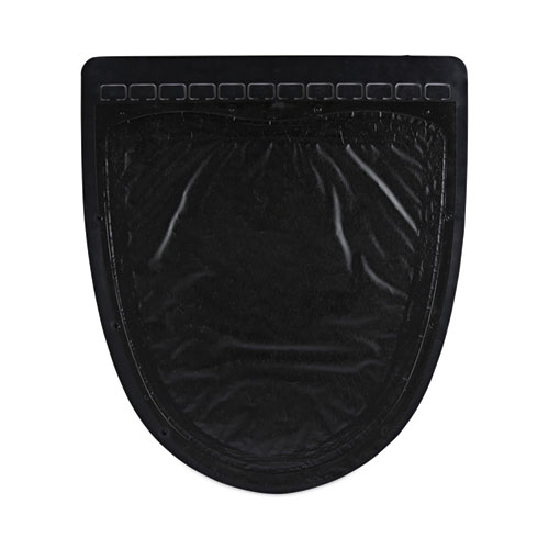 Picture of Urinal Mat 2.0, Rubber, 17.5 x 20, Black/White, 6/Carton
