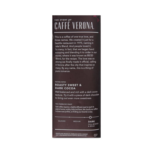 Picture of Coffee, Caffe Verona, 1 lb Bag, 6/Carton