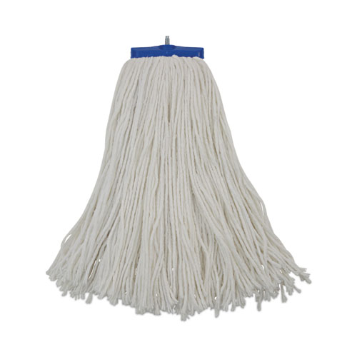 Picture of Cut-End Lie-Flat Wet Mop Head, Rayon, 16oz, White