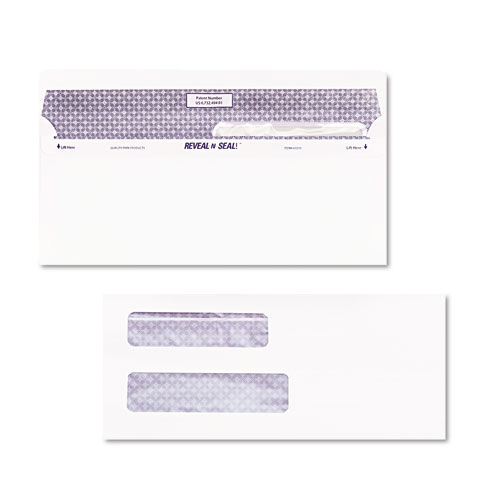 Picture of Reveal-N-Seal Envelope, #8 5/8, Commercial Flap, Self-Adhesive Closure, 3.63 x 8.63, White, 500/Box